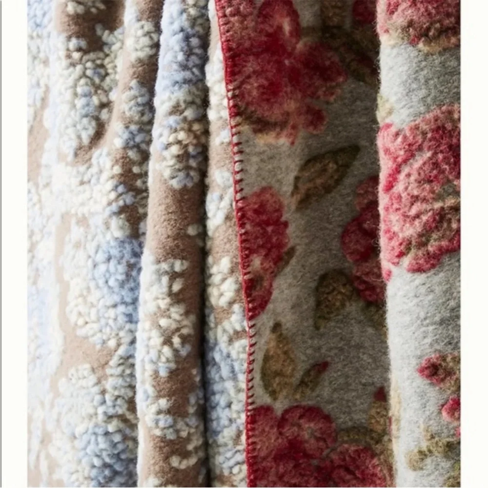 Anthropologie- Frati Textiles- Buongiorno Throw Blanket